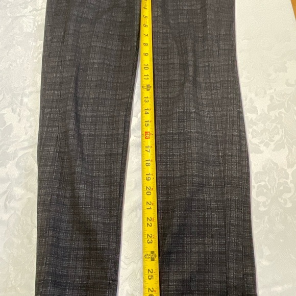Democracy High Rise Pants Womens Size Medium Plaid Black Gray - Picture 11 of 12